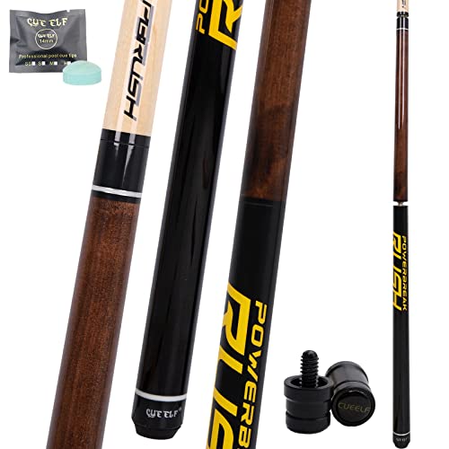 CUEELF Heavy Hitter Jump Break Pool Cue 20oz 21oz 22oz 23oz 3Piece Pool Stick Extra Hard Bakelite Tip for Explosive Breaks and Effortless Jumps - Image 1