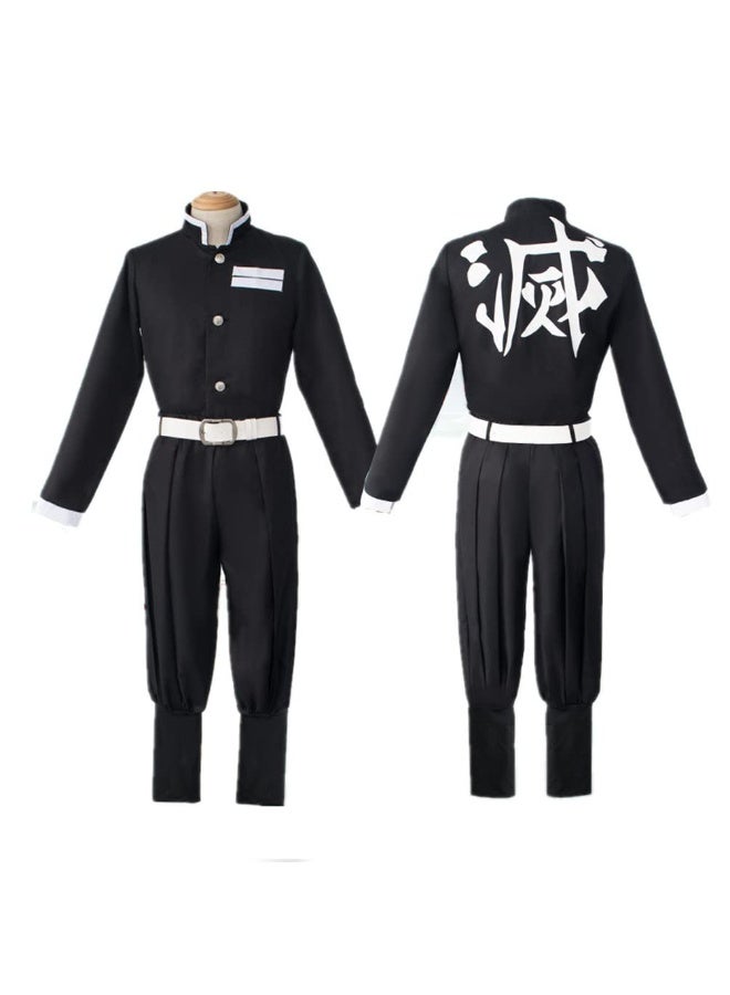 Halamodo قاتل الشياطين زينيتسو أغاتسوما مجموعة أزياء كوزبلاي، ملابس لعب أدوار الأنمي، بما في ذلك الملابس الخارجية، أعلى، سروال، ربط القدمين والحزام، مناسبة لاحتفالات عيد الميلاد، عروض المسرح، حفلات المواضيع، عروض المواهب، وأوقات مختلفة للبالغين - Image 4