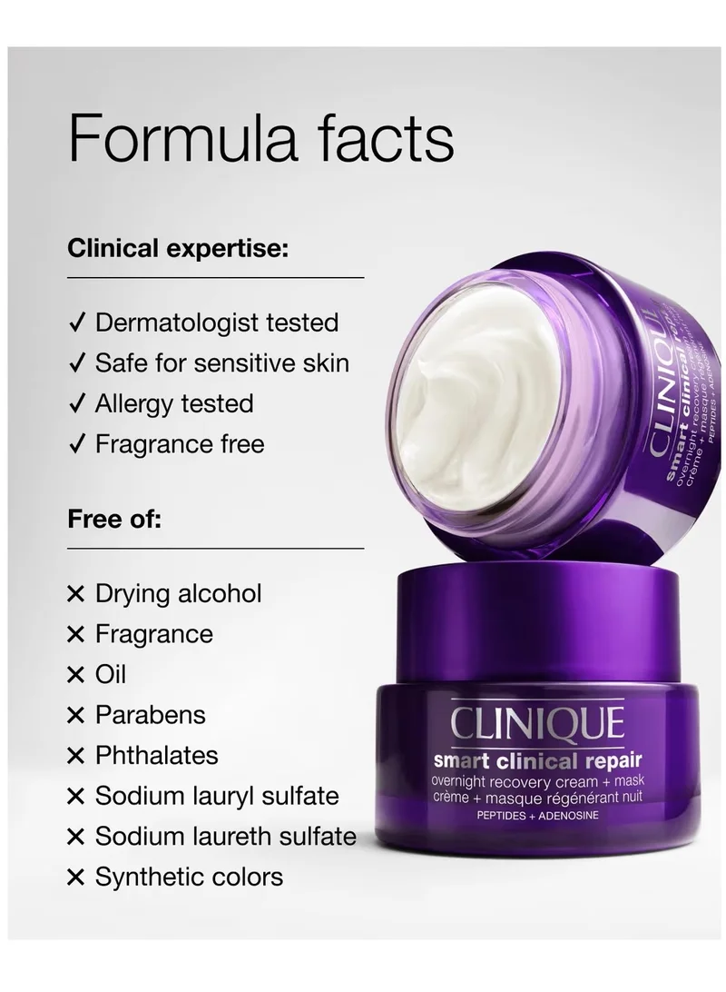 CLINIQUE Smart Clinical Repair Overnight Recovery Cream + Mask