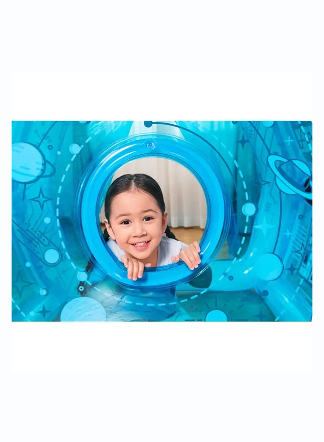 Bestway, 49" x 41" x 46"/ Space Station Exploration Playhouse Inflatable Outdoor Water Play Toy for Kids and Families, Durable Premium Quality Material, Easy Inflate and Deflate Design, Pool Beach Garden Summer Fun Activity, 1.25mx1.05mx1.17m - Image 4