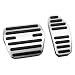 LEXLEYwith Rogue Logo 2PCS AntiSlip Aluminum Brake Gas Pedal PadsAuto No Drilling Accelerator Pedal Covers Only for Nissan 20142026 Rogue20172022 Rogue SportSliver - Image 2