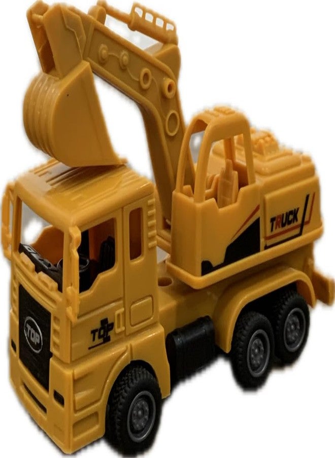 Ct Toys مجموعة ألعاب البناء من سي تي تويز | هدية مثالية للأطفال وهواة الجمع | مواد متينة وآمنة | مجموعة ألعاب بناء تعمل بالسحب للخلف، عبوة من قطعتين | لون أصفر - Image 4