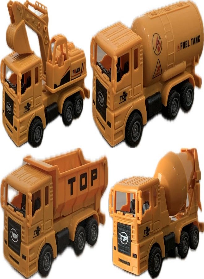 Ct Toys مجموعة ألعاب البناء من سي تي تويز | هدية مثالية للأطفال وهواة الجمع | مواد متينة وآمنة | مجموعة ألعاب بناء تعمل بالسحب للخلف، عبوة من قطعتين | لون أصفر - Image 1