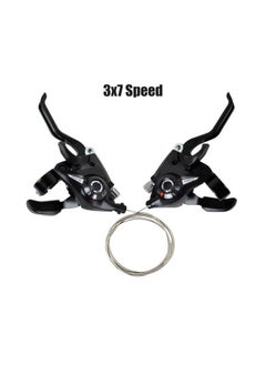 Brake Lever Combo With Inner Shift ,3x7 Speed Shifter Bike MTB Fixed Gear AccessoriesCables