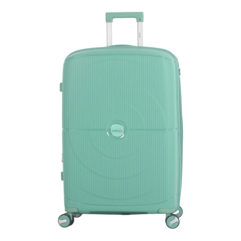 Aviator Luxury Durable 4-Piece Luggage Set (Shatterproof with Bonus Handbag) with Double Zipper Expansion Case - Image 2