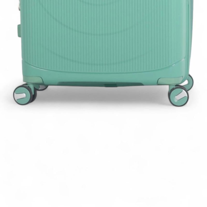 Aviator Luxury Durable 4-Piece Luggage Set (Shatterproof with Bonus Handbag) with Double Zipper Expansion Case - Image 5