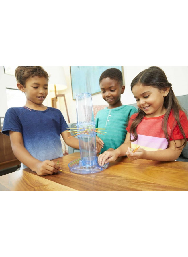 Mattel Games Kerplunk Kids Game, Family Game for Kids & Adults with Simple Rules, Don'T Let the Marbles Fall for 2-4 Players
