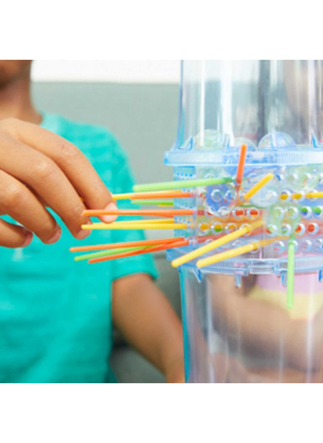 Mattel Games Kerplunk Kids Game, Family Game for Kids & Adults with Simple Rules, Don'T Let the Marbles Fall for 2-4 Players