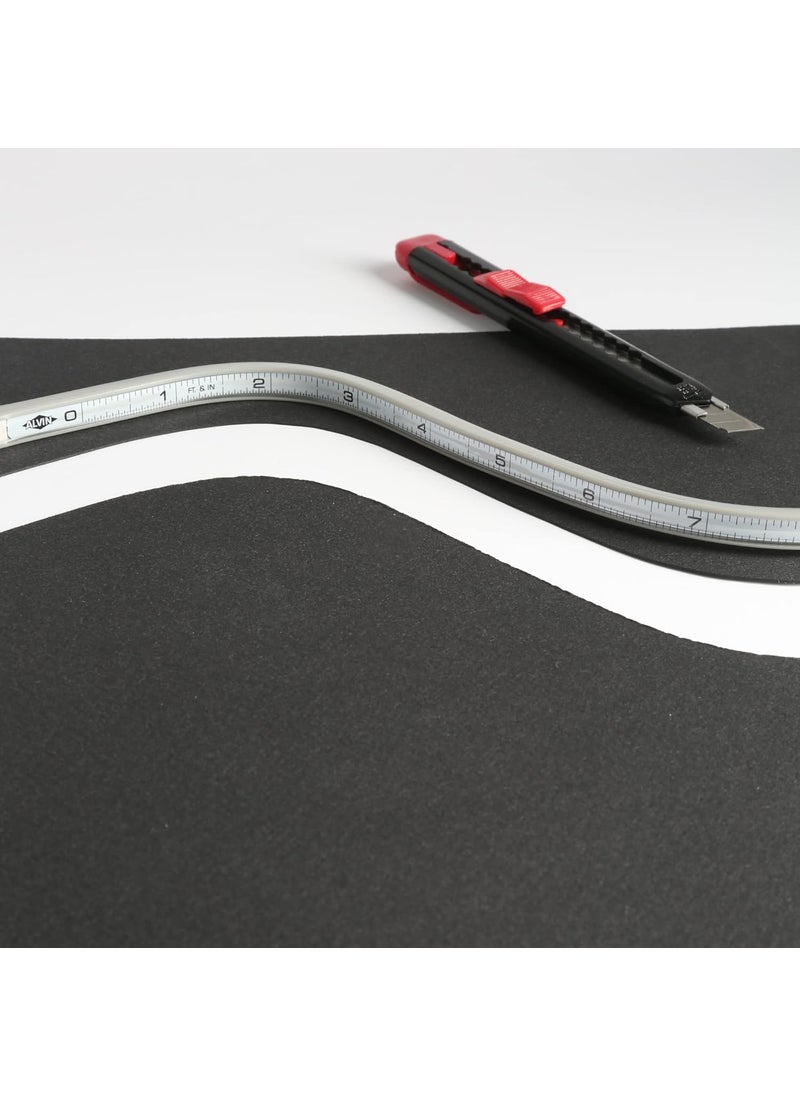 Alvin ALVIN  A104416 Truflex Lightweight Aluminum Flexible Curve Multipurpose Drafting Ruler for Drawing Planning and Design Great for Students and Professionals  16 Inches  - Image 2