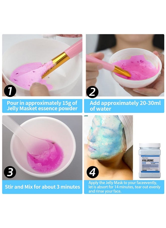 Nielies - Nielies Jelly Mask for Professionals, Facial Skin Care- Peel-Off Jelly Mask Set, Jelly Mask For Facials, Face Mask For Instant Hydration, Vegan Peel Off Face Mask, For Uneven Skin Tone - Image 1