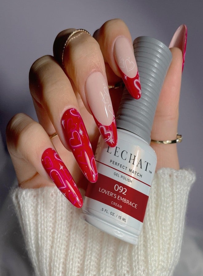 ليتشات طلاء أظافر جل LeChat Perfect Match، لون Lover's Embrace، 0.5 أونصة سائلة (PMS92) - Image 3