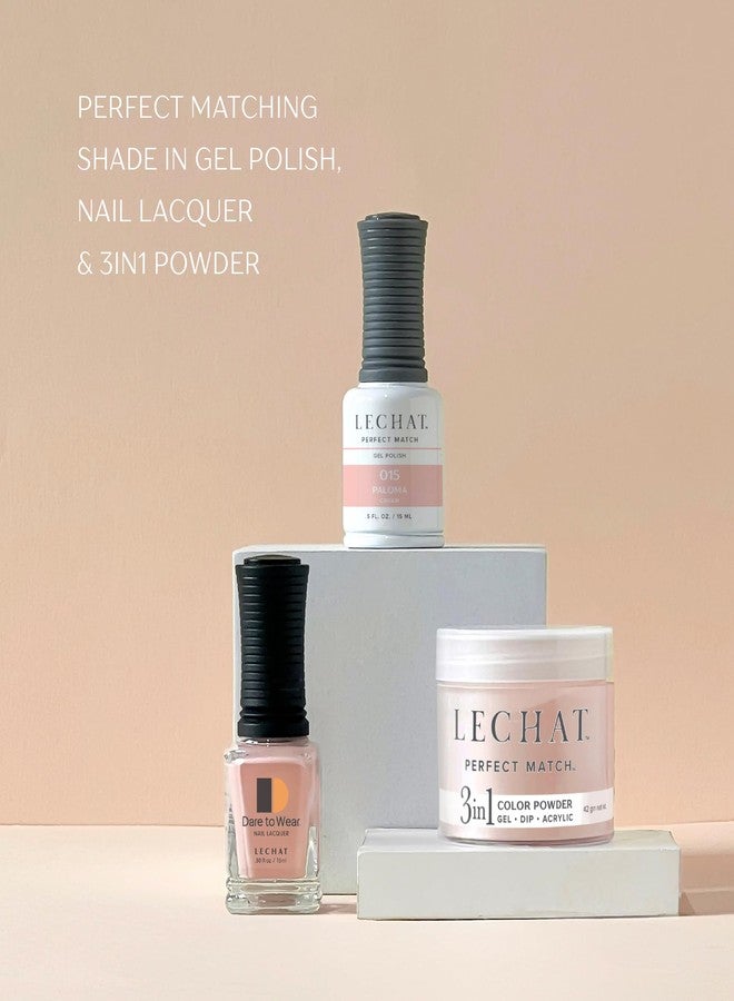 ليتشات طلاء أظافر جل LeChat Perfect Match، لون Lover's Embrace، 0.5 أونصة سائلة (PMS92) - Image 5