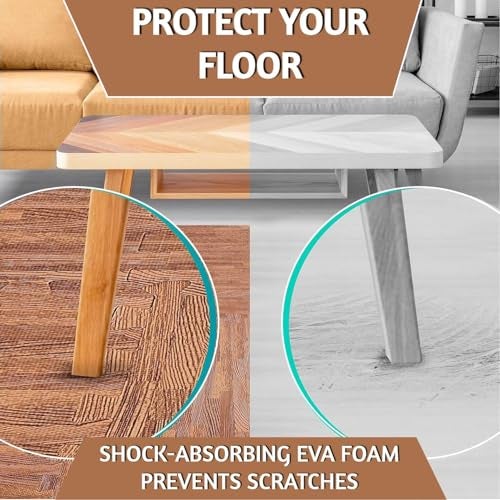Nasmodo 10MM/ 1CM Interlocking Wood Floor Eva Foam Mats Puzzle Mats for Floor Wood Grain Tiles for Home Office Playroom Bedroom Interlocking Puzzle Floor mats for Home Soft (Brown, 60 * 60 cm, 1pc) - Image 2