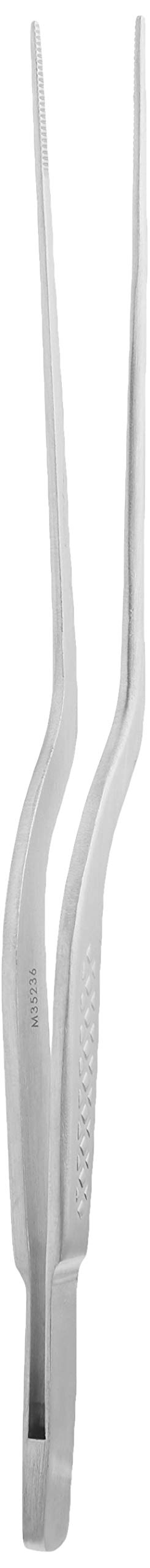 Mercer Culinary 18-8 Stainless Steel Precision Plus Chef Plating Tong, Offset, 6-1/2 Inch - Image 3