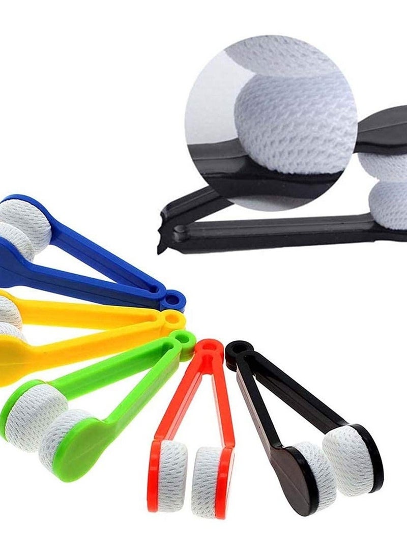 10 Pcs Mini Sun Glasses Eyeglass Microfiber Spectacles Cleaner Brush Cleaning Tool,Random Color，Mini Tool Glasses brush - Image 3