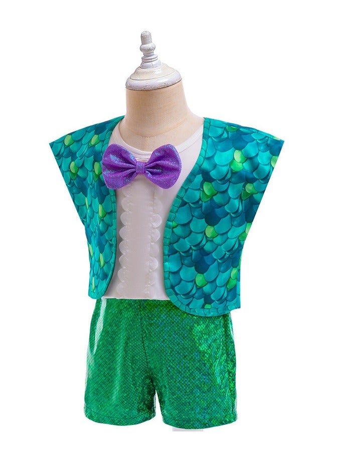 general Magic Fairy Bran cosplay three-piece suit dress stage performance children's outfit meets fans' character role-playing needs - Image 1