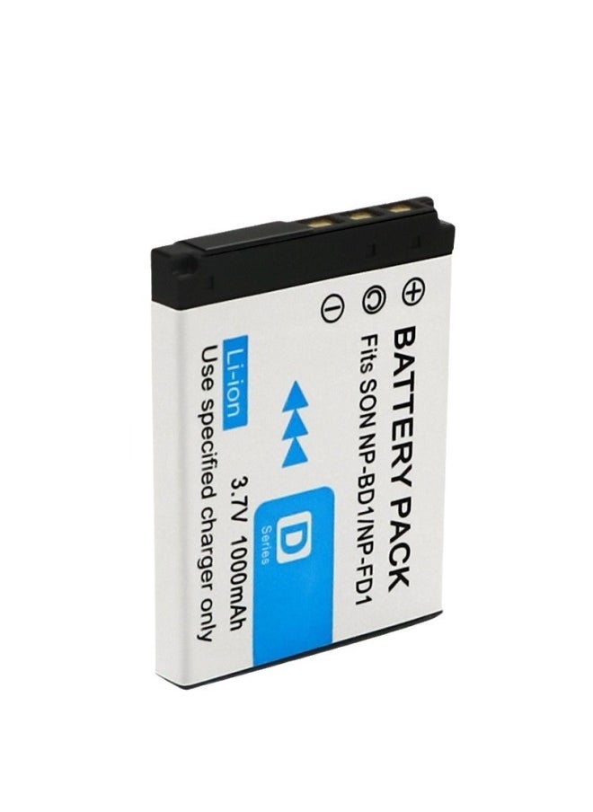 Generic - For Sony NP-BD1/FD1 Lithium Battery Digital Camera Battery-Standard Capacity:1000mAh - Image 1