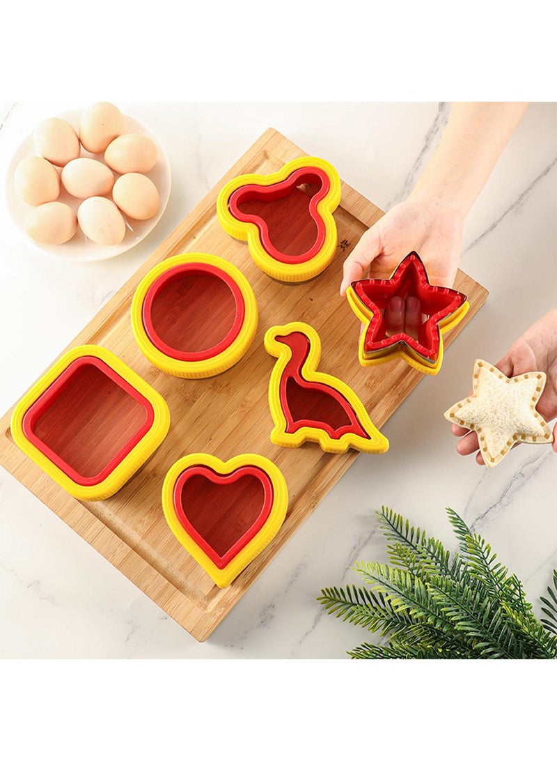6 Sandwich Cutting Sandwich Mold Pocket Sandwich Cutting Toast Bread Mold Baking Tool Biscuit Mold - Image 4