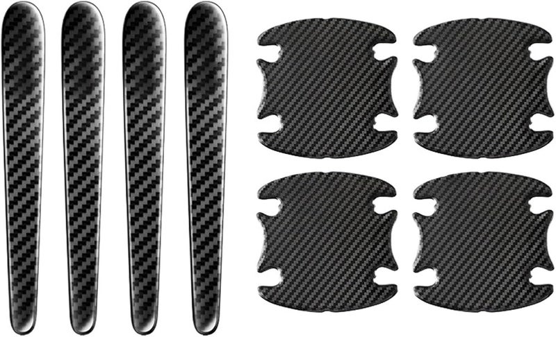 Door Handle Scratch Protector 56pcs Car Anti-Collision Strips, Door Bowl Stickers, and Scratch Protection - Image 2