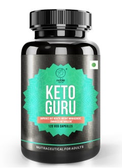 Keto Guru, Improves Gut Health, Wieght Management, Enhances Metabolism - 120 Veg Capsules