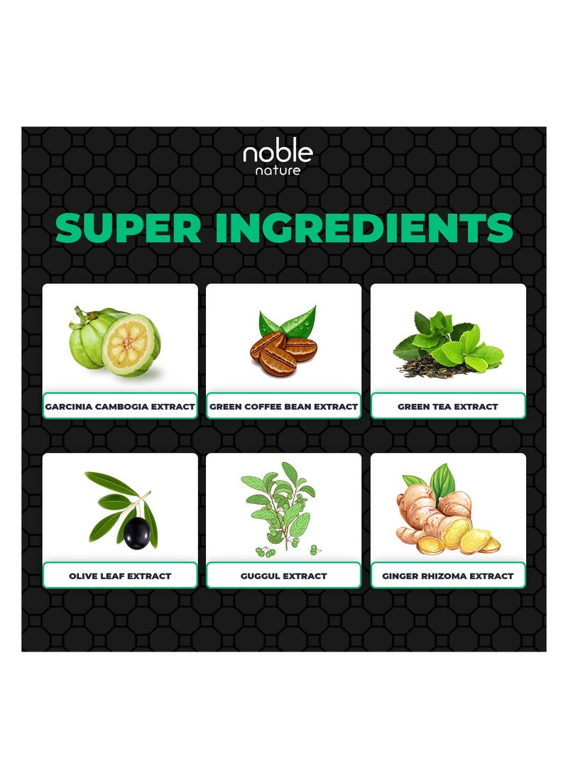 noble nature - Keto Guru, Improves Gut Health, Wieght Management, Enhances Metabolism - 120 Veg Capsules - Image 1