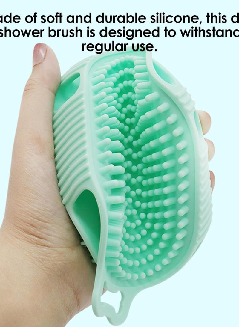 GGOOT Dog Bath Scrubber - Double Sided Silicone Grooming Brush, Soft | Pet Massager for Short Hair and Short Hair, Comfortable Products from  - Image 5