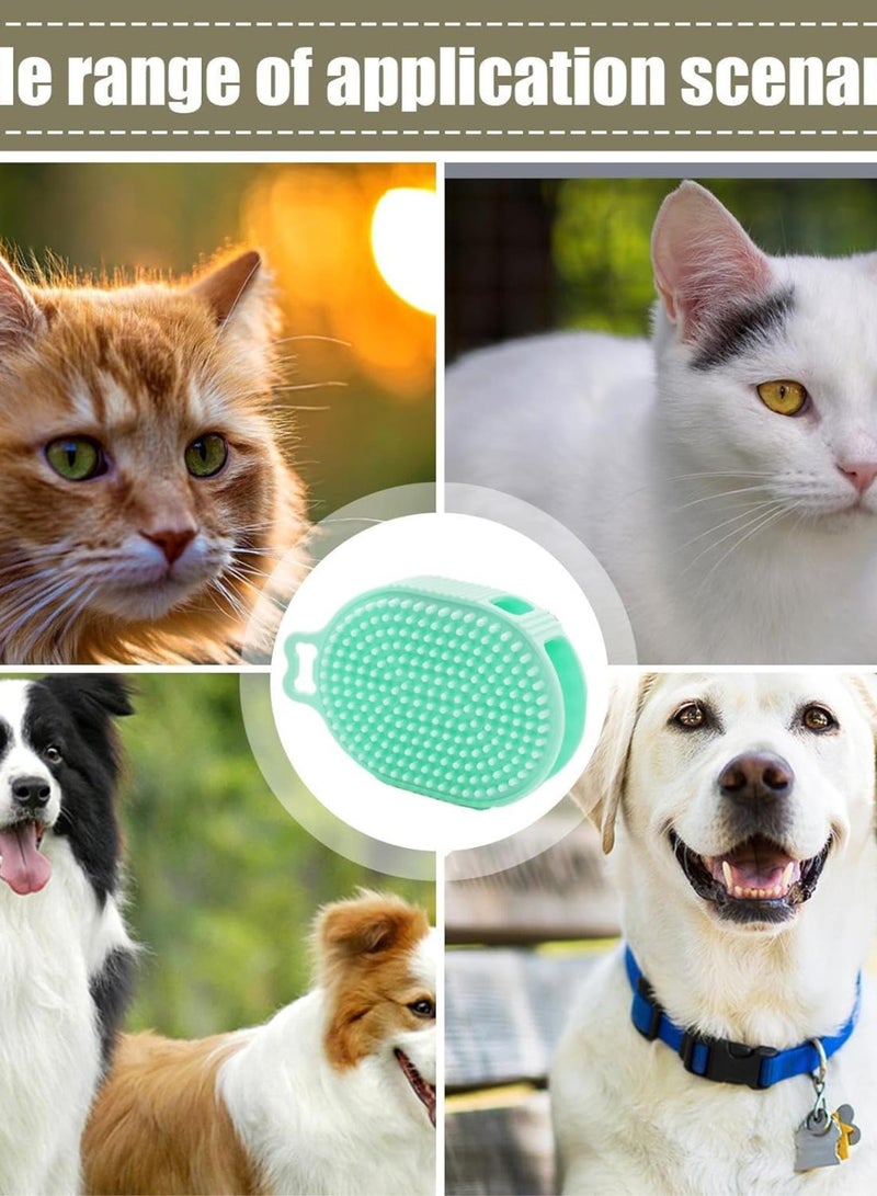 GGOOT Dog Bath Scrubber - Double Sided Silicone Grooming Brush, Soft | Pet Massager for Short Hair and Short Hair, Comfortable Products from  - Image 4