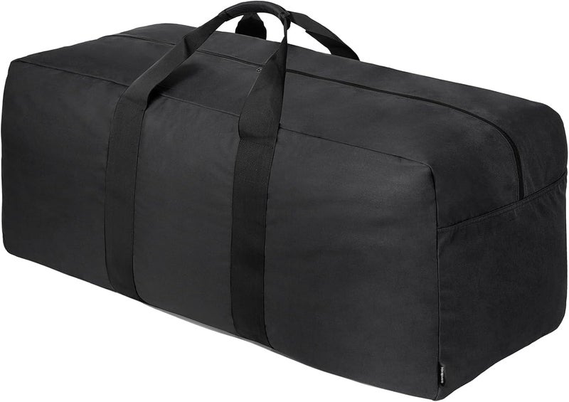 Vorspack Extra Large Duffle Bag for Travel - 200L Gear Bag for Men, Foldable Weekender for Overnight Camping - Black - Image 1