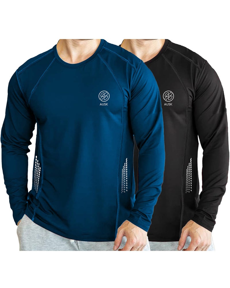 AUSK Men T-Shirt || Sports T-Shirt for Men || Printed Combo of 2 T Shirts - Image 1