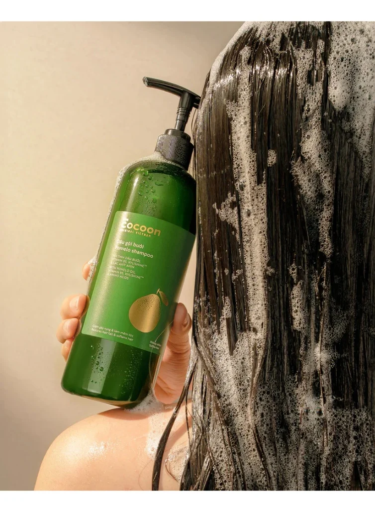 The Cocoon Original Vietnam  The Cocoon Original Vietnam Pomelo Shampoo and Hair Conditioner Bundle, Anti Hair Loss Treatment Set, Vegan Hair Growth Formula, Softening Hair Care With Vitamin B5 Amino Acids, Hair Repair  | Best Price UAE