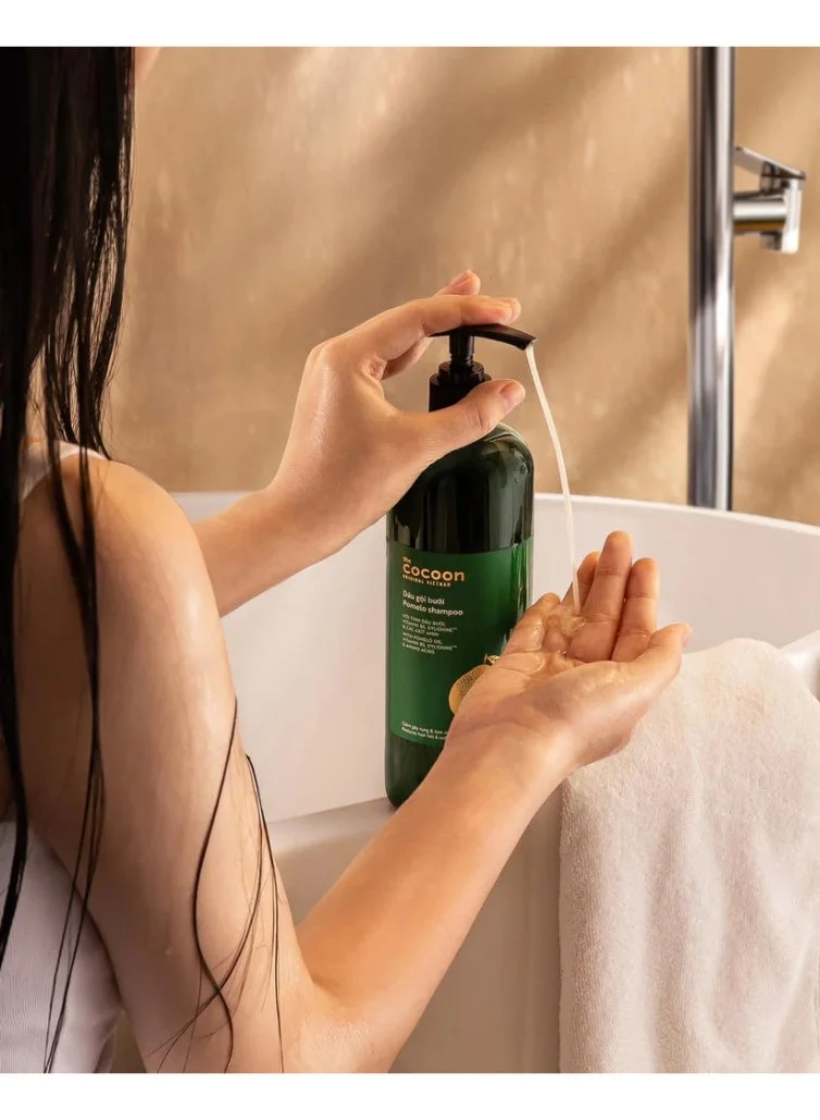 The Cocoon Original Vietnam  The Cocoon Original Vietnam Pomelo Shampoo and Hair Conditioner Bundle, Anti Hair Loss Treatment Set, Vegan Hair Growth Formula, Softening Hair Care With Vitamin B5 Amino Acids, Hair Repair  | Best Price UAE