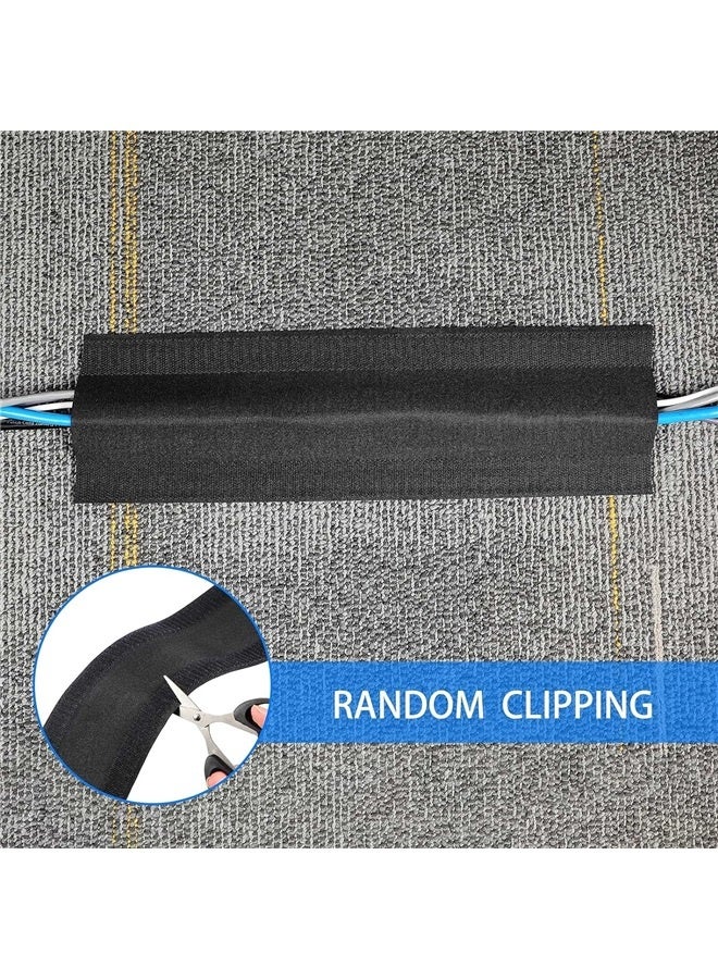 Generic Black Cord Cover Carpet Cable Cover Floor Cord Cover Cable Protector Cable Management for Office Carpet,  (2.8 Inch x 10 Feet)  - Image 3