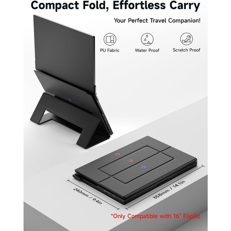 Leather Stand for FlipGo 16 Portable Monitor - Image 5