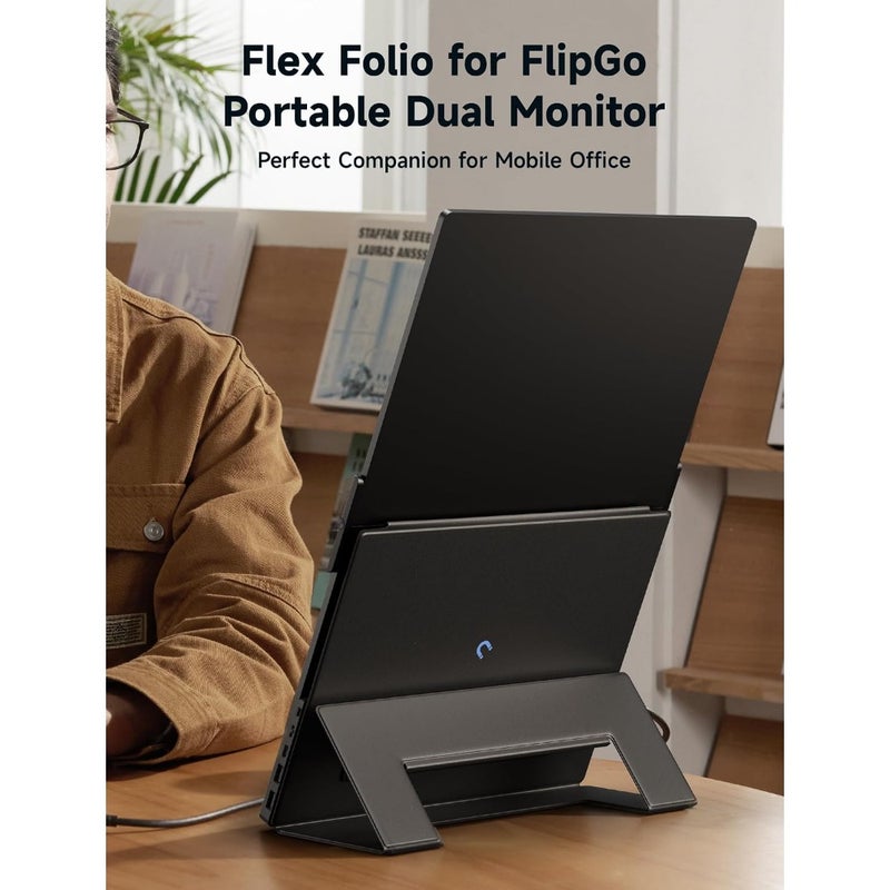 Leather Stand for FlipGo 16 Portable Monitor - Image 2