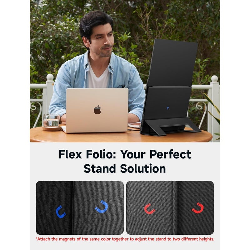 Leather Stand for FlipGo 16 Portable Monitor - Image 4