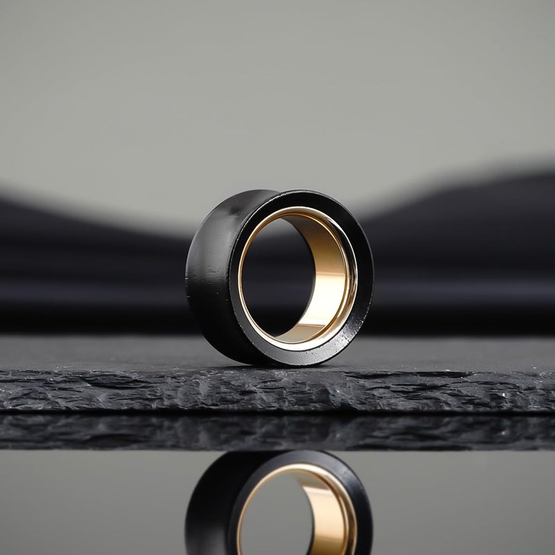 COOEAR Saddle Flared Ear Tunnels Piercing Gauges Eyelet Metal Earrings Stretchers 00g. - Image 5