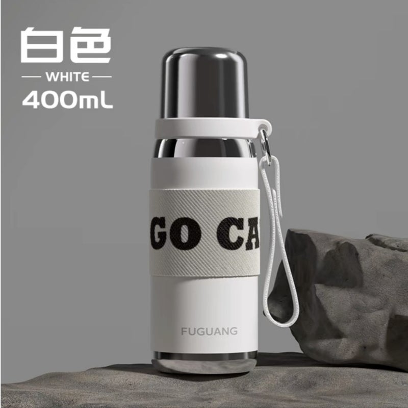 FUGUANG Temperature-Controlled Insulated Cup - Antibacterial Stainless Steel Travel Mug for Men, Women & Kids - Image 1