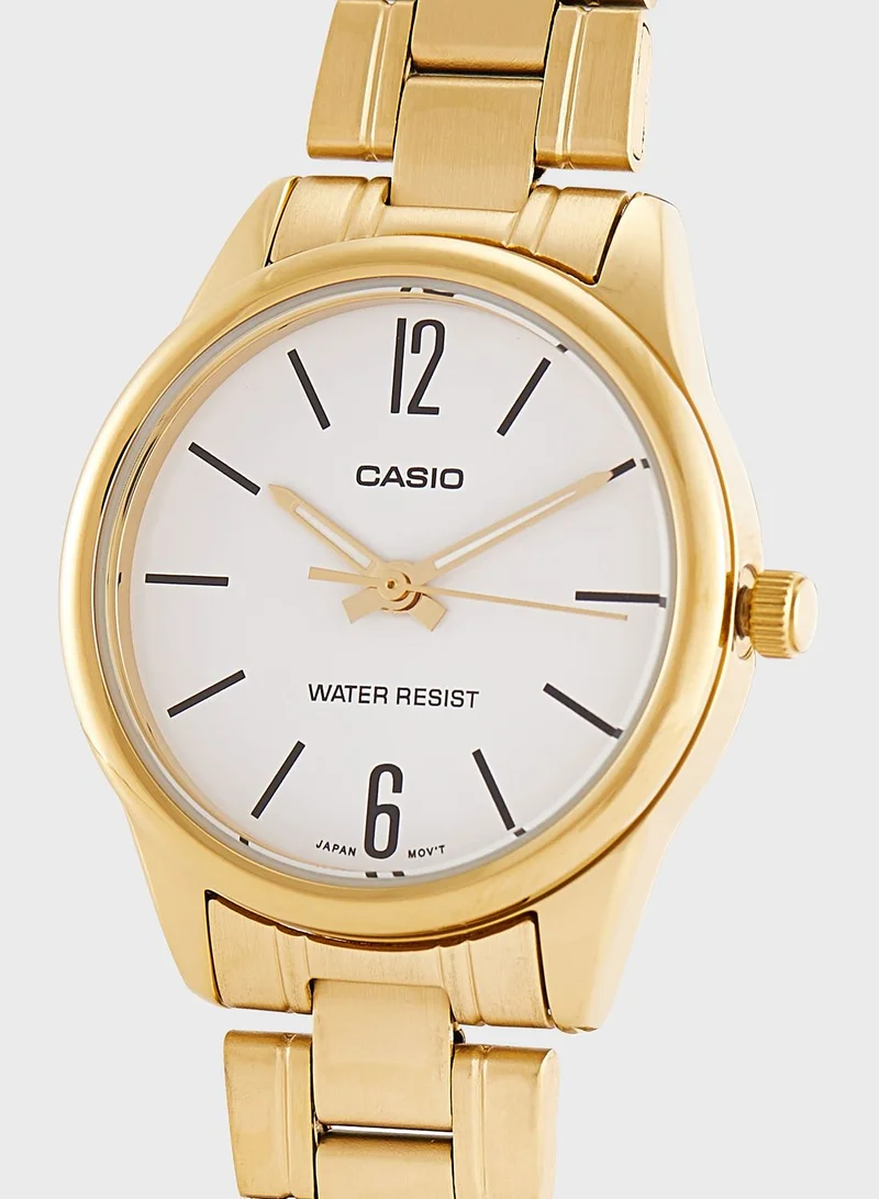 CASIO Steel Strap Analog Watch