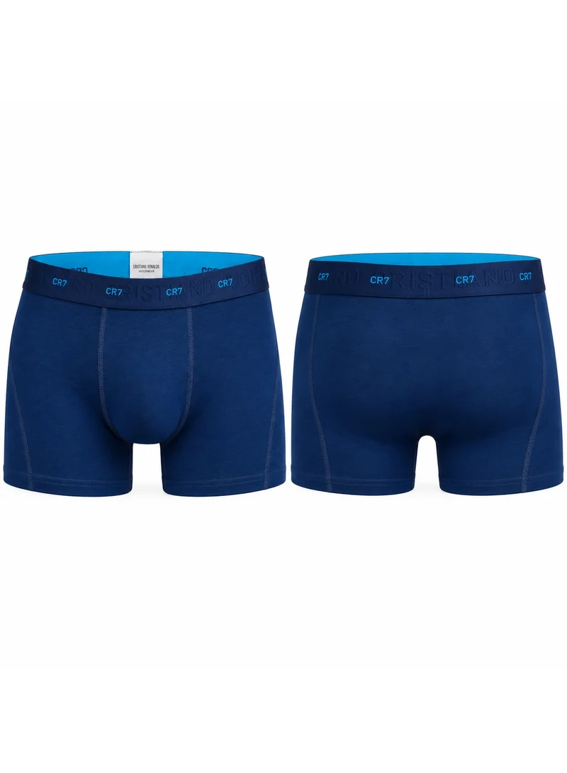 Cr7 CR7 Men’s Basic Underwear 3-Pack Navy – Comfortable Cotton Stretch Briefs, Breathable Everyday Innerwear