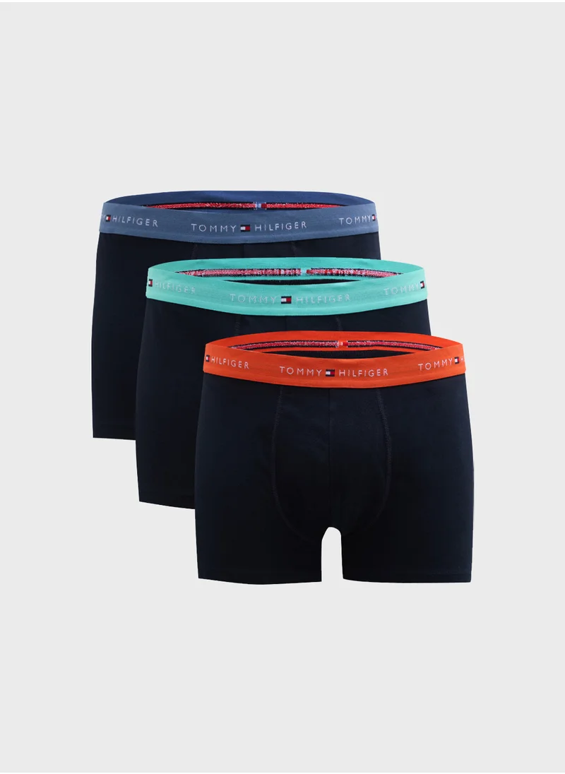 TOMMY HILFIGER Signature Essential Waistband Trunks - 3-Pack