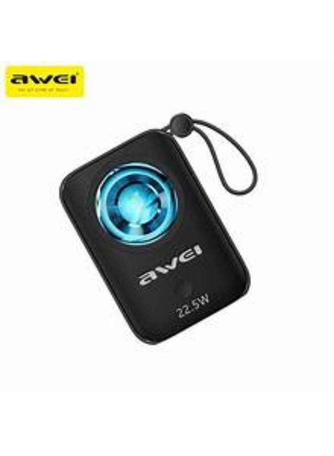 Awei Power bank 22.5W 10000Mah P23k Black - Image 2