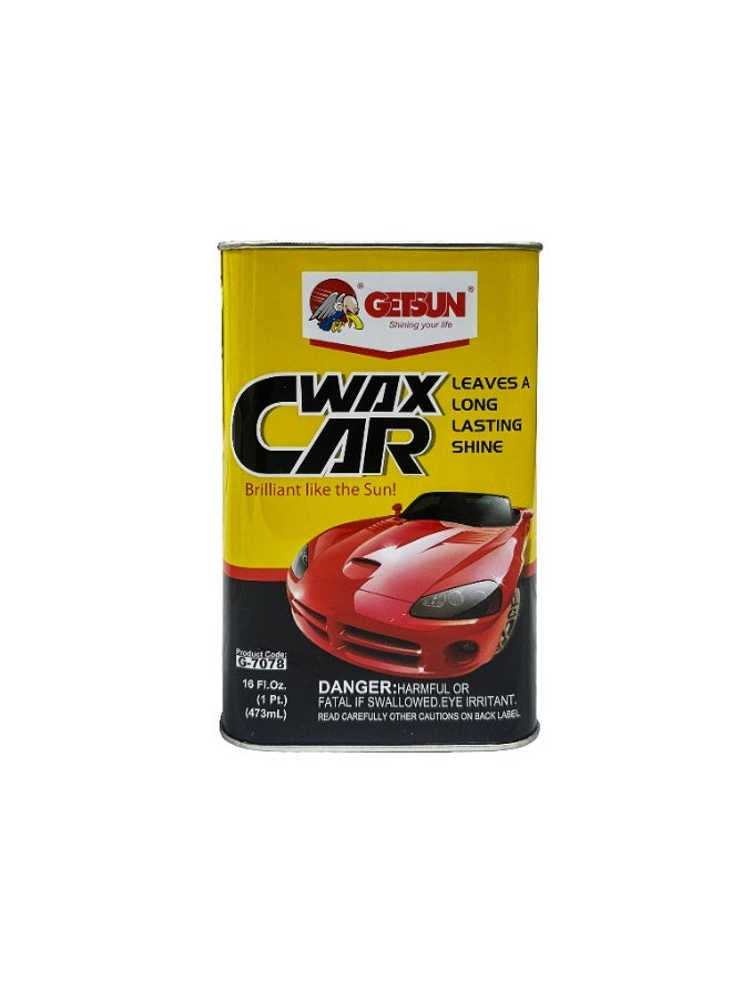 GETSUN Car Wax 473ml – Long Lasting Shine Wax for Car Paint Protection and Gloss Finish - Image 1