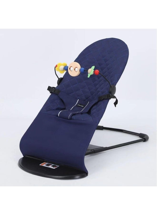 ECVV New Born Baby Portable Playing Canvas Sleeping Rocking Chair Cradle with Toy Pendant Kids Swing Bassinet Chair - Image 3
