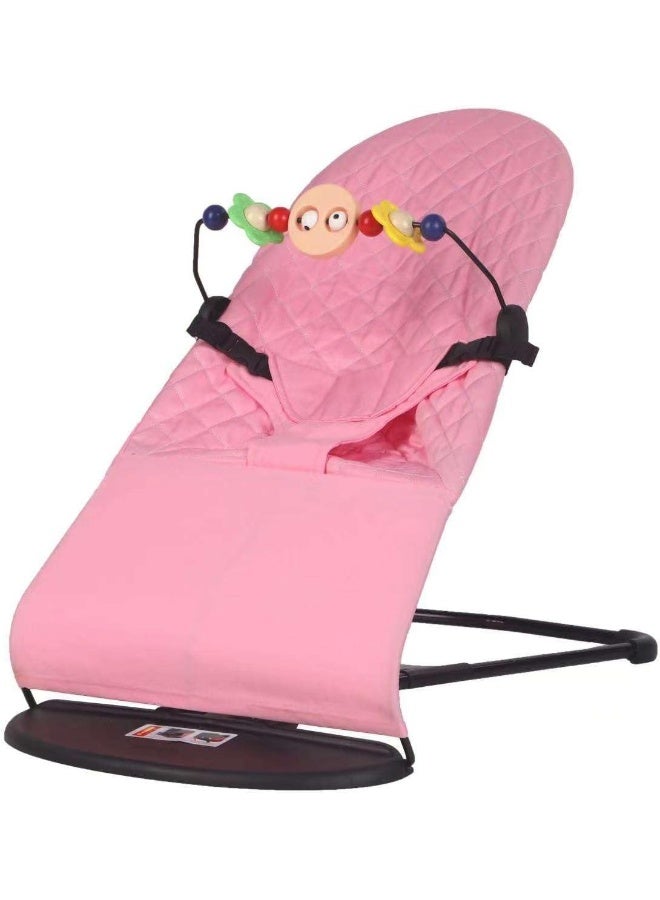 ECVV New Born Baby Portable Playing Canvas Sleeping Rocking Chair Cradle with Toy Pendant Kids Swing Bassinet Chair - Image 2