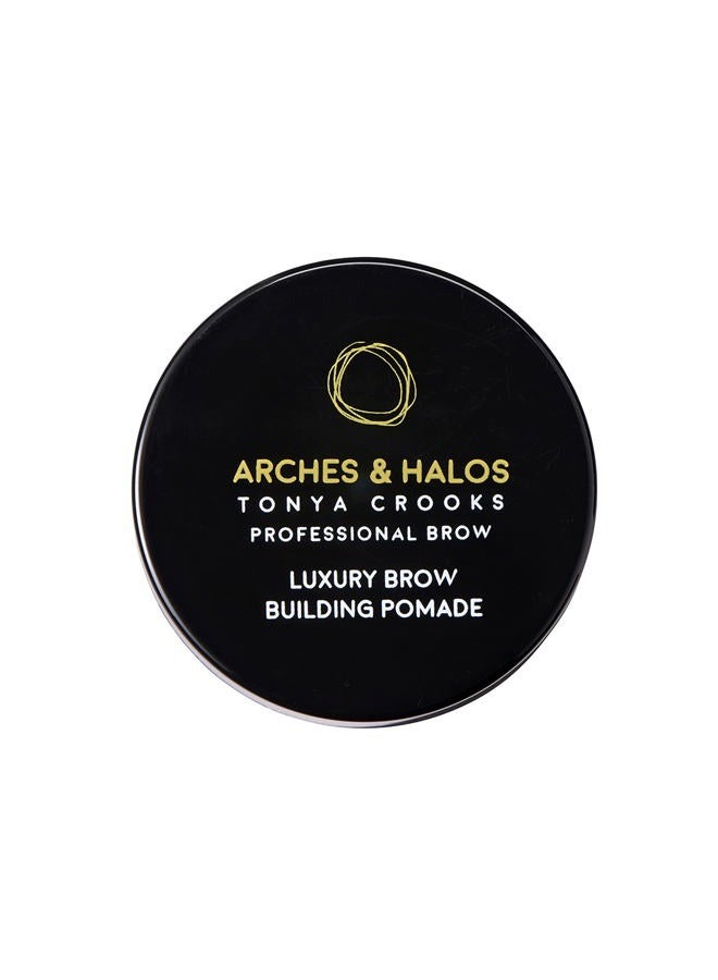 Arches & Halos Luxury Brow Building Pomade - Warm Brown - Tinting Brow Definer for Sculpting and Shaping Eyebrows - Soft, Smudge-Proof, Silky Texture - Lightweight Cream and Gel Blend - 0.016 oz - Image 3