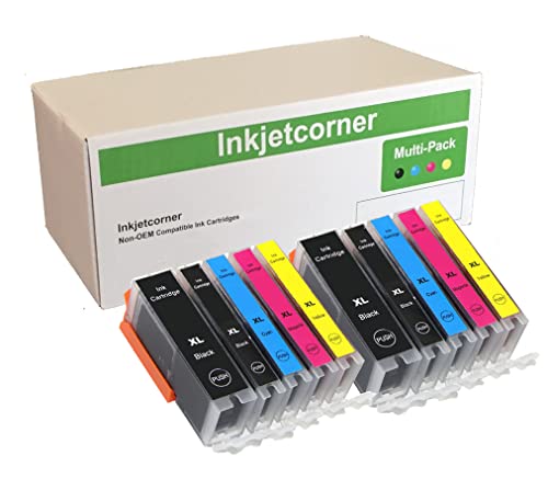 Inkjetcorner Compatible Ink Cartridges Replacement for use with iX6820 MX920 MG5620 MG6620 MG6600 iP7220 (2 Big Black 2 Small Black 2 Cyan 2 Magenta 2 Yellow, 10-Pack) - Image 4