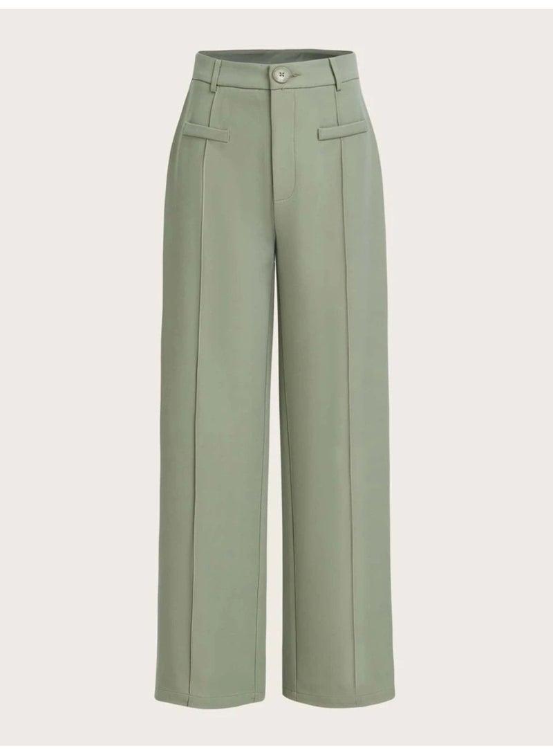 SCACTO High Waist Drooping Wide Leg Pants 