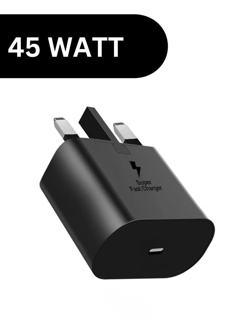 ELTRAZONE Sunshine 45W USB-C Super Fast Charger | PD Power Adapter for Samsung Galaxy S25, S24, S23, S22, S21, S20 Ultra, S24+/S23+, A55, A54, A53, A15, Galaxy Fold, Galaxy Flip & More USB-C Devices – Fast Charging Power Adapter - Image 1