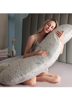 Arabest Pregnancy Pillows for Sleeping U-Shape Full Body Pillow and Maternity Support - for Back, Hips, Legs, Belly for Pregnant Women with Removable Washable Velvet Cover  - Image 2