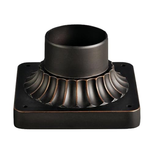 Kichler 9592RZ Pedestal Mount, Rubbed Bronze - Image 4
